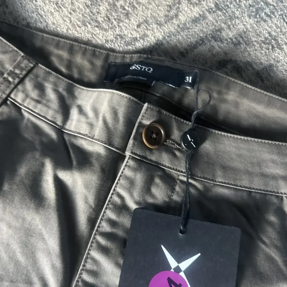 NWT GSTQ Lightweight Cargo Pants Canteen Men's Pants 31